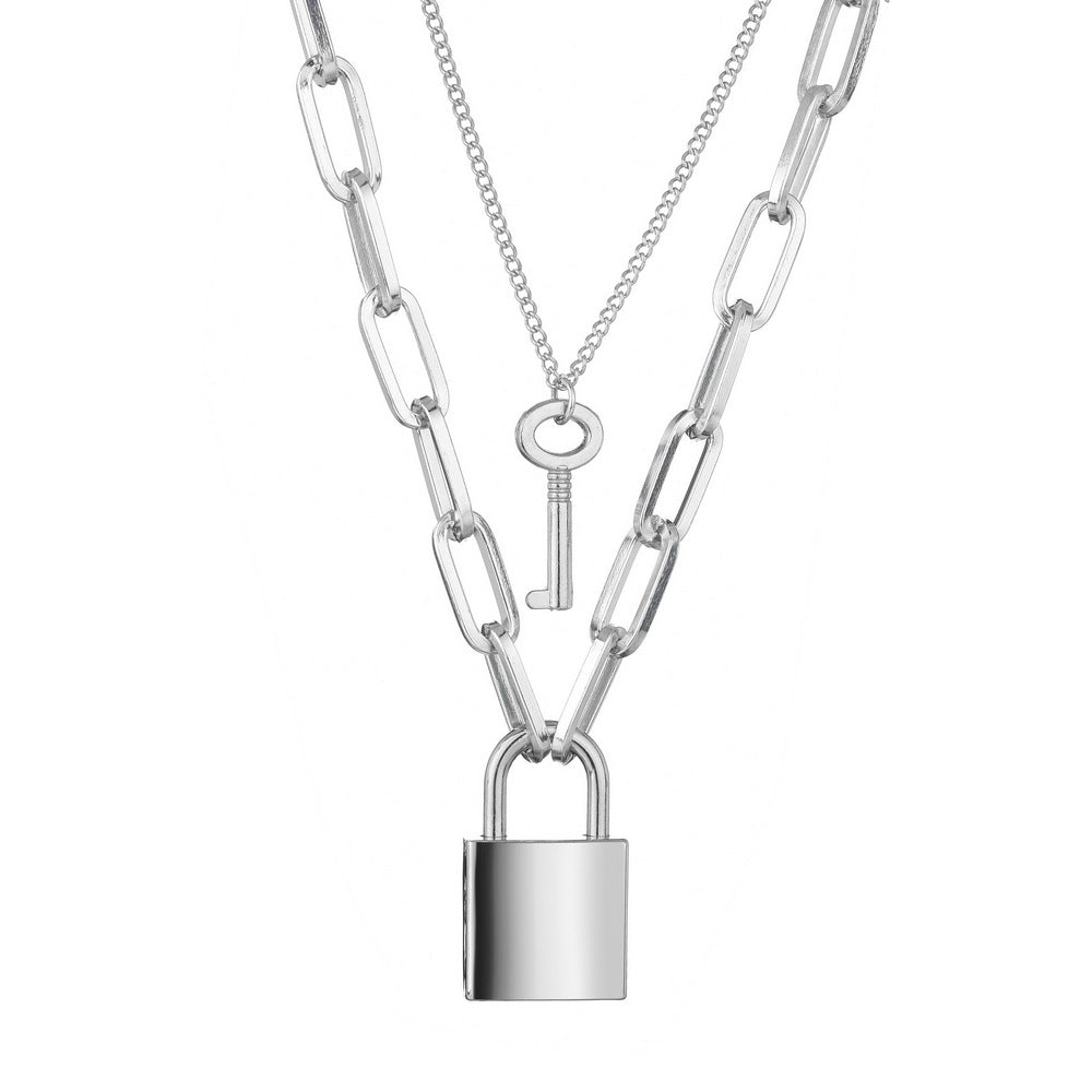 Padlock Key Necklace