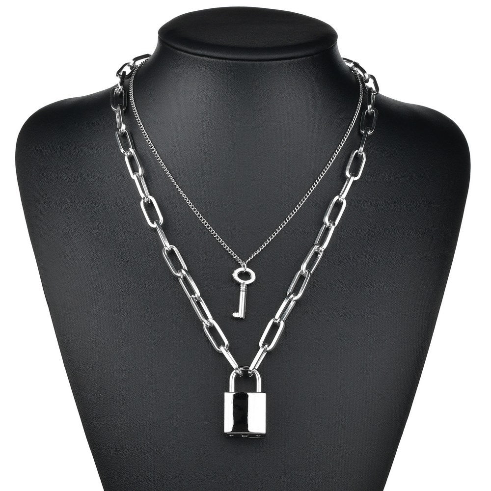 Padlock Key Necklace