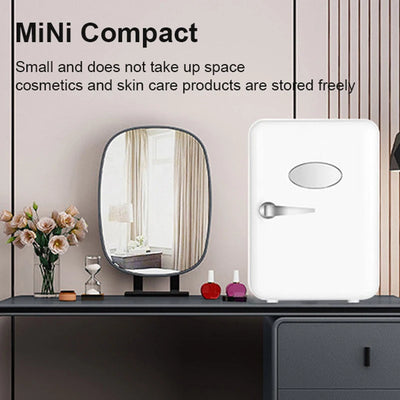 Mini Fridge 4L Makeup 12V/220V Small Beauty Cosmetic  Car Fridge ForHome Office Car Skincare Refrigerator