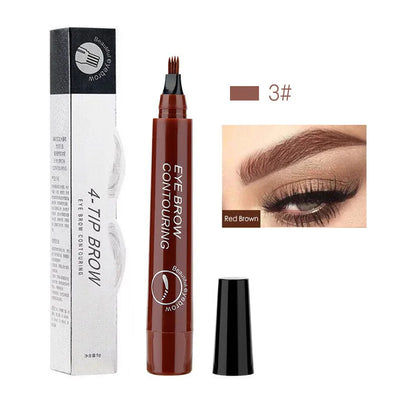 5 Colors Waterproof  Eyebrow Tattoo  Long Lasting Brown Liquid Eyebrow Pen