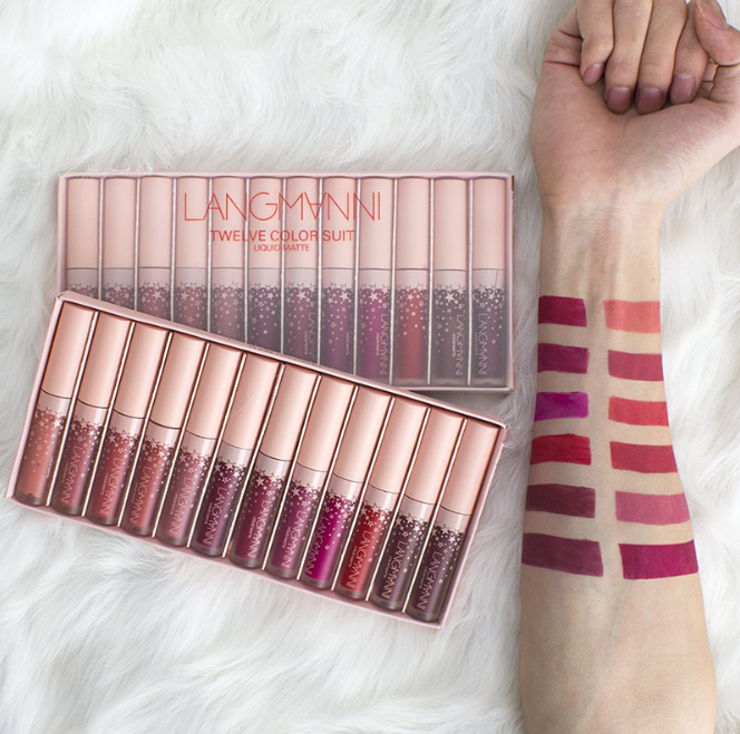 Matte Waterproof Long-lasting Velvet Lipstick Set